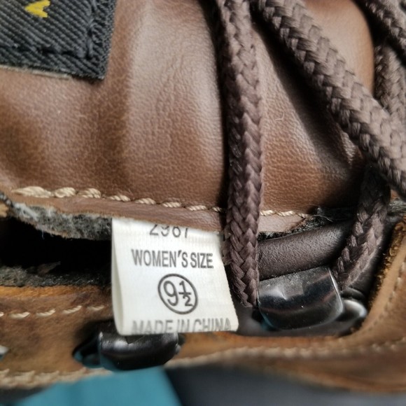 AdTec Women 6" Steel Toe Work Boots Lace Up Brown Leather 9.5 - Picture 8 of 8